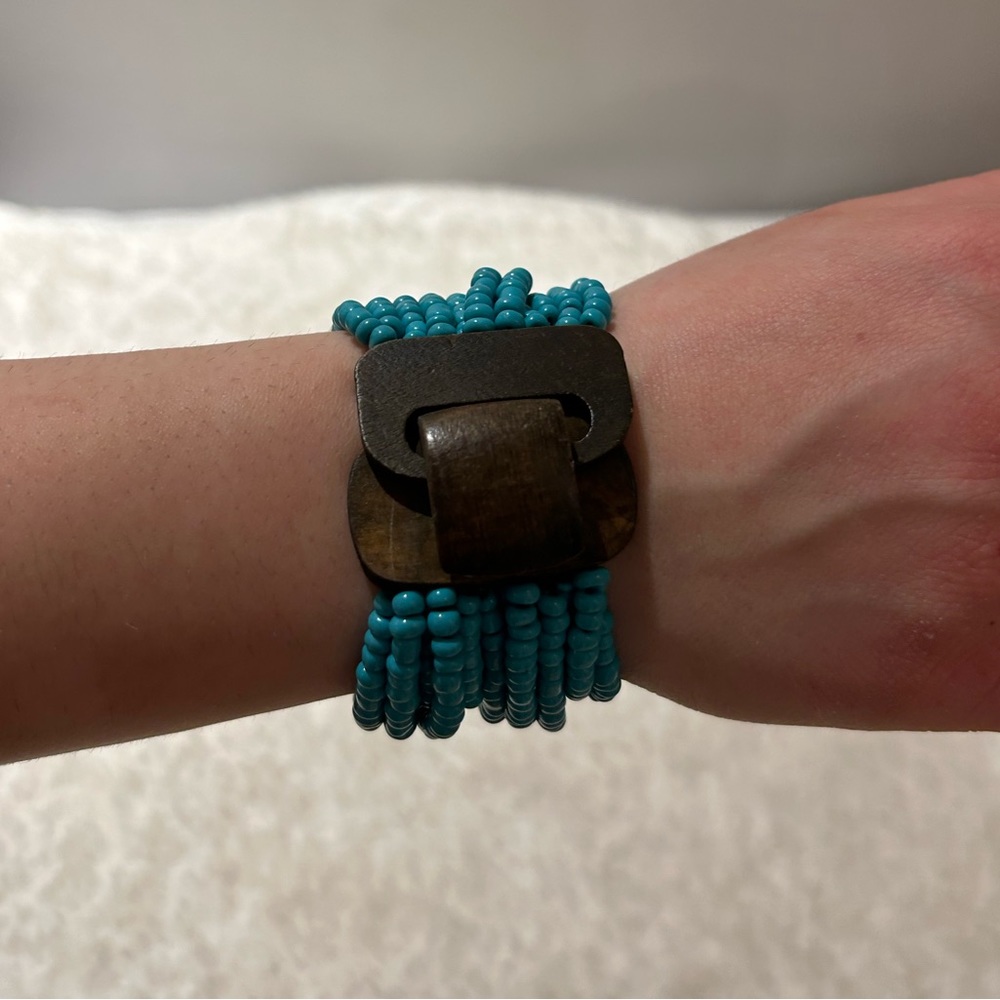 Turquoise Beaded Bracelet